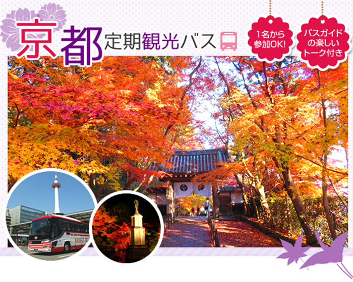 京都 定期観光バスツアー 秋の紅葉特集 旅プラスワン