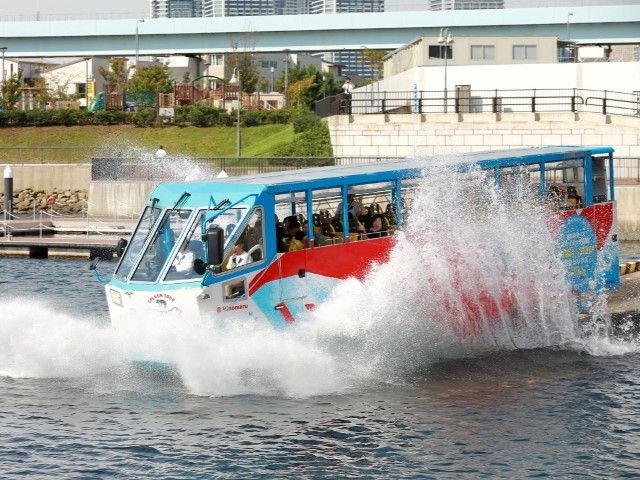 東京スカイツリー(R)天望デッキ入場＆隅田川クルーズと水陸両用バス「スカイダック」乗車体験ツアー【027027‐857】