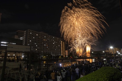 秋の花火運河まつり～2024しながわ～10月12日（土）開催！デッキ上で花火を観覧　東京湾周遊クルーズ＆レストランでお食事プラン