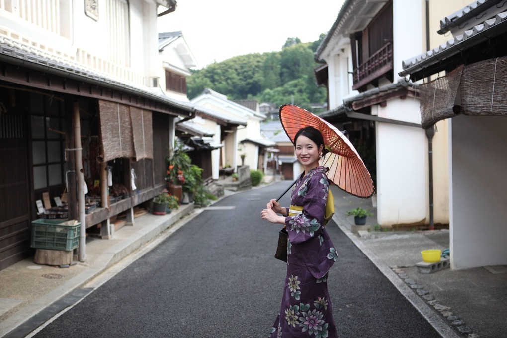 内子町と町並み、石畳地区で日本の風景を訪ねる