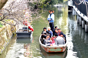 柳川の川下り＆人気アウトレットショッピング巡り！風流で優雅な昔ながらの柳川の景色と、掘り出し物探し＜日帰りバスツアー＞