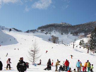 《関西・朝発》往復スキーバス現地1泊プラン　≪おじろスキー場／料理旅館大平山荘≫★リフト券付