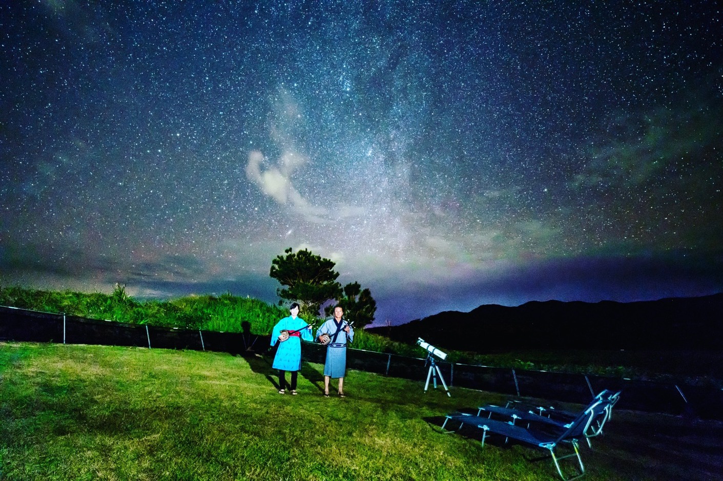 石垣島の星空体験と島唄三線ツアー